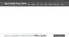 Desktop Screenshot of airportshuttleservicedetroit.com